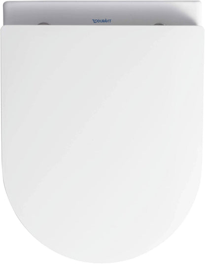 Duravit 0020190000 ME by Starck Closed-Front Toilet Seat with Soft Close - White