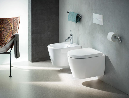 Duravit 0020190000 ME by Starck Closed-Front Toilet Seat with Soft Close - White