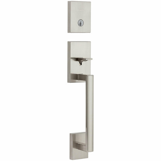 Kwikset San Clemente Front Door Lock Handle and Deadbolt Set,