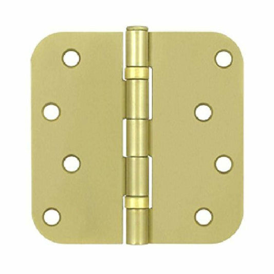 Deltana S44R5BB4 Ball Bearings Steel 4"x4"x5/8" Radius Hinge 2 Pack