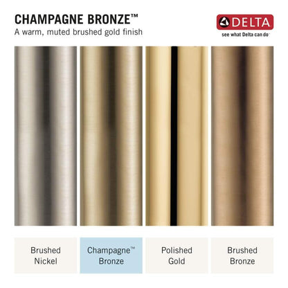 DELTA 559LF-CZMPU Trinsic Bathroom Faucet, With Drain Assembly, Champagne Bronze