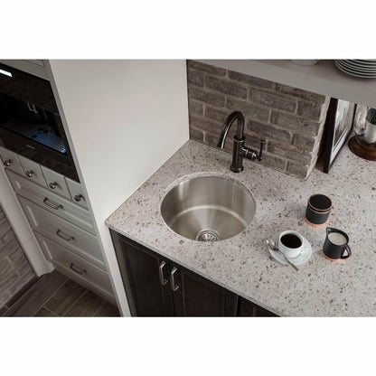 Elkay Explore LKEC2012AS Single Hole Bar Faucet with Forward Only Lever Handle