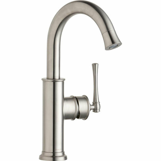 Elkay LKEC2012LS Explore Single Hole Bar Faucet with Forward Only Lever Handle