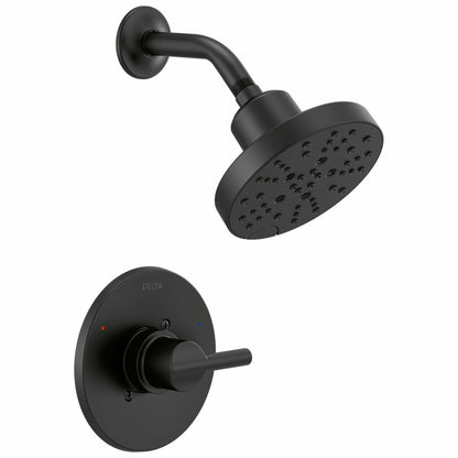 DELTA 142749-BL Nicoli Tub Shower, Matte Black