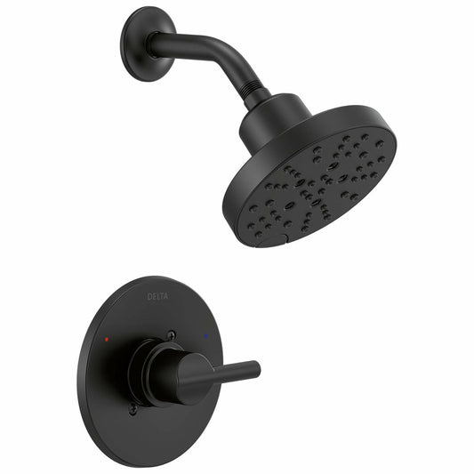 DELTA 142749-BL Nicoli Tub Shower, Matte Black