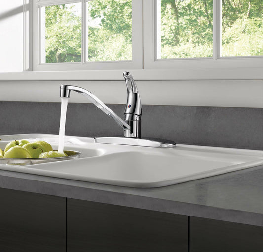 Peerless P110LF, Single-Handle Kitchen Sink Faucet, Chrome