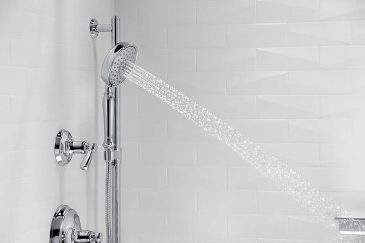 KOHLER 22163-G-CP Bancroft Handheld Showerhead with 3 Spray Settings,1.75GPM, PC