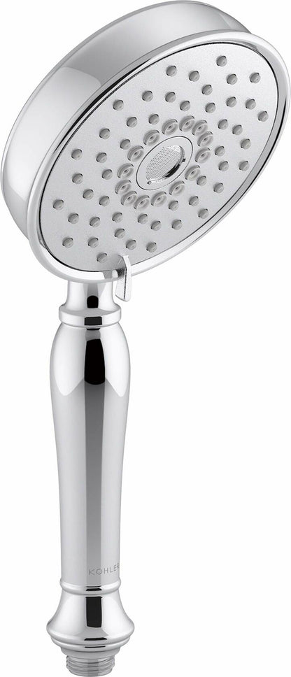 KOHLER 22163-G-CP Bancroft Handheld Showerhead with 3 Spray Settings,1.75GPM, PC