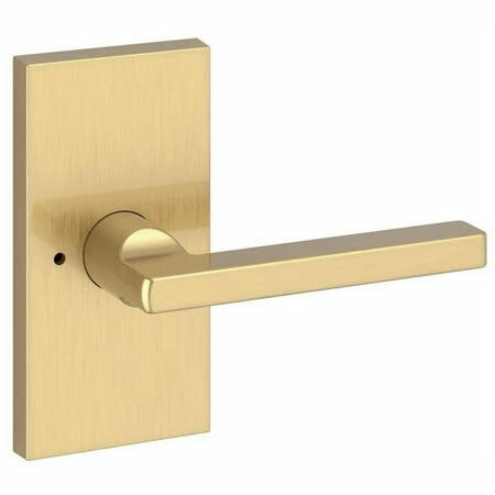 Baldwin Pv.Squ.Cfr Square Privacy Door Lever Set - Brass