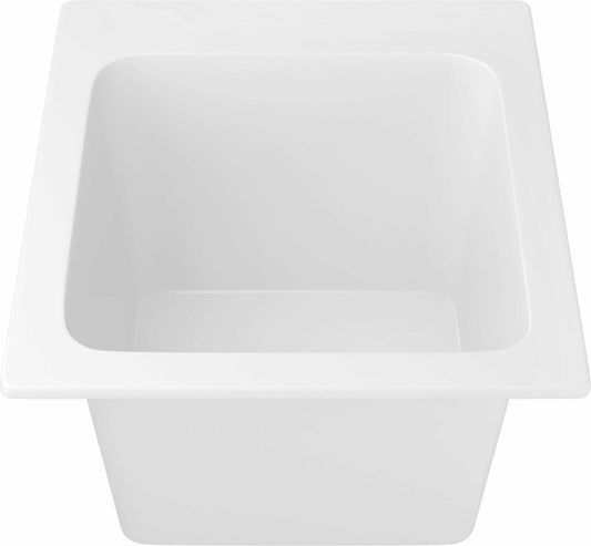 PROFLO PFLT1720D 20" Drop In Single Basin SMC Laundry Sink - White