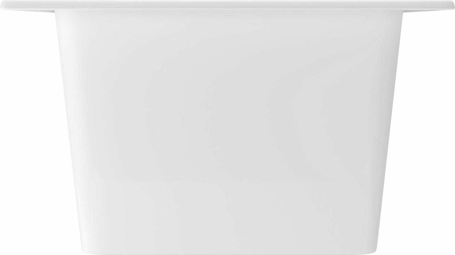 PROFLO PFLT1720D 20" Drop In Single Basin SMC Laundry Sink - White