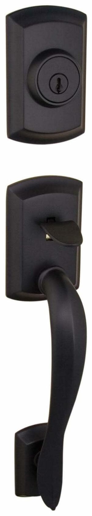 Kwikset 800AVHLIP-S.STRKP Avalon Sectional Single Cylinder Keyed Entry Exterior