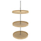 REV-A-SHELF Polymer Full-Circle 3-Shelf Lazy Susans 38" H Corner Wall Cabinets