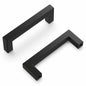 Hickory Hardware Kitchen Cabinet Pulls 3" Matte Black (Pack of 10)