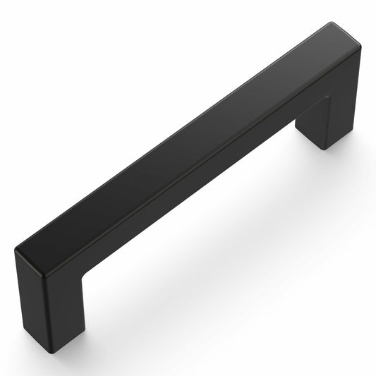 Hickory Hardware Kitchen Cabinet Pulls 3" Matte Black (Pack of 10)