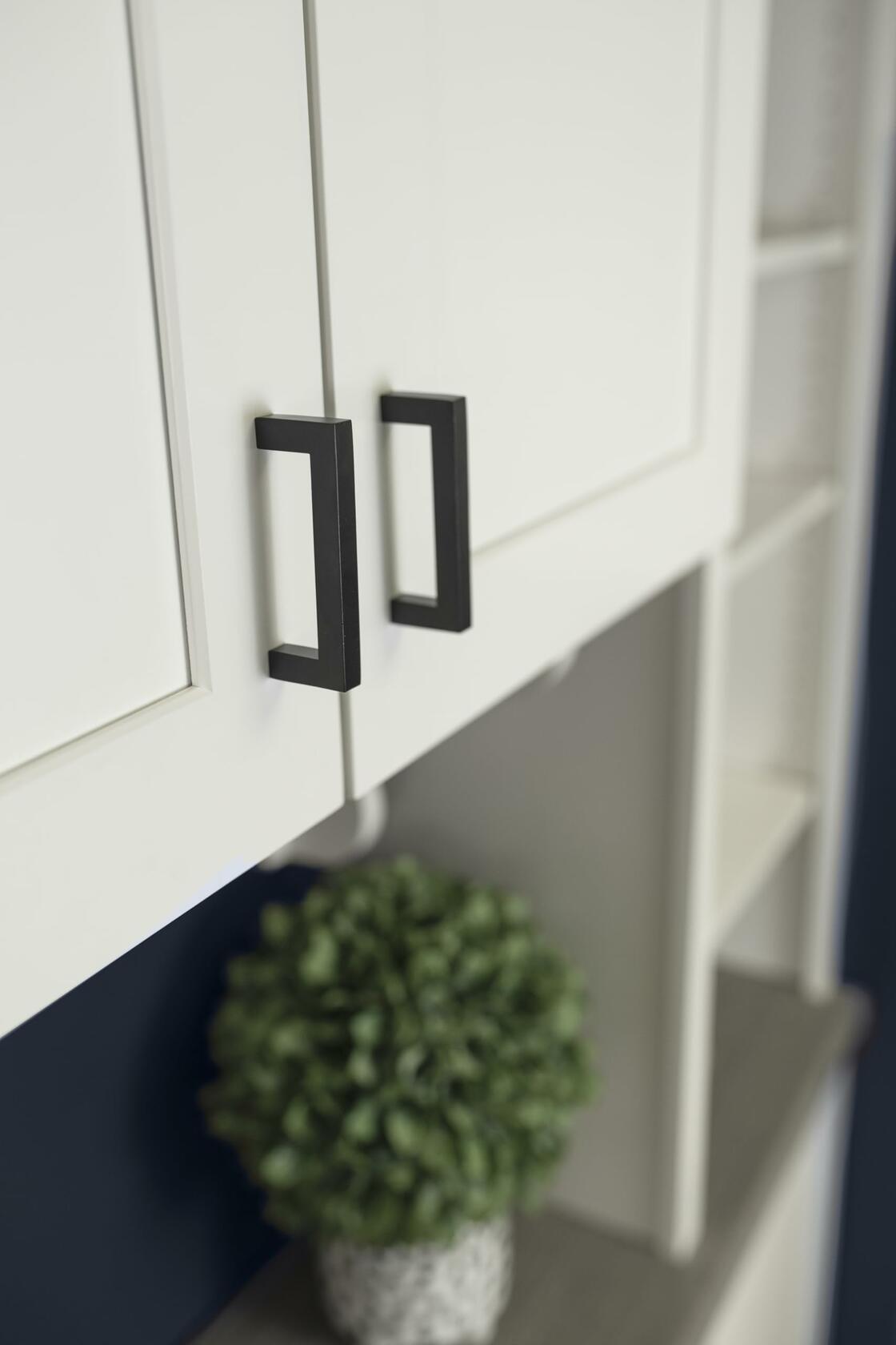 Hickory Hardware Kitchen Cabinet Pulls 3" Matte Black (Pack of 10)