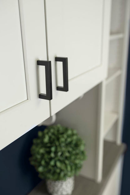 Hickory Hardware Kitchen Cabinet Pulls 3" Matte Black (Pack of 10)