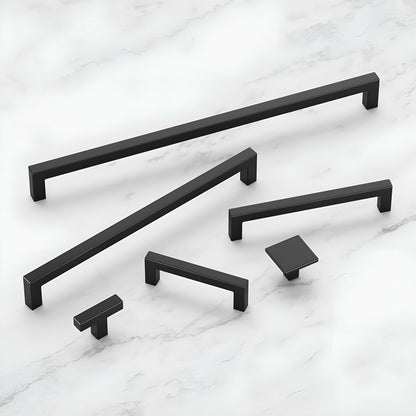Hickory Hardware Kitchen Cabinet Pulls 3" Matte Black (Pack of 10)