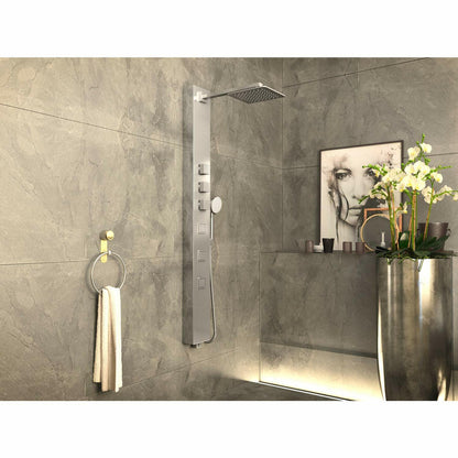 ANZZI Shower Head Panel 53", Tower System, Polished Chrome SS (SP-AZ015)