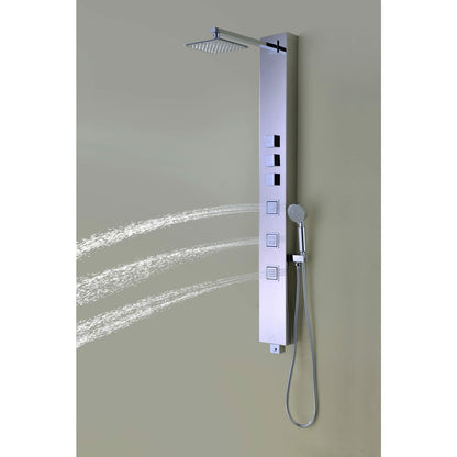 ANZZI Shower Head Panel 53", Tower System, Polished Chrome SS (SP-AZ015)