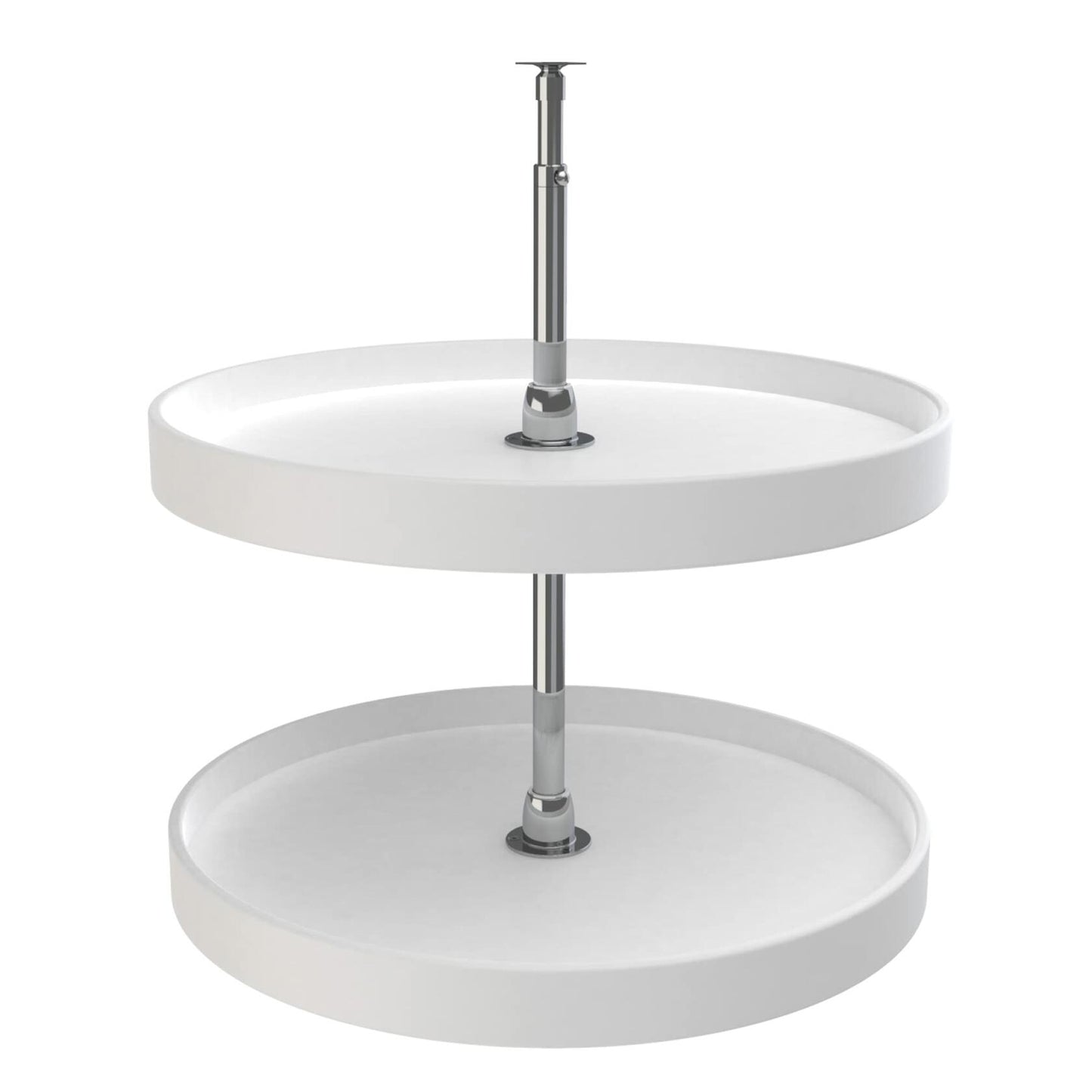 Rev-A-Shelf - 3072-24-11-52 - 24 in. White 2-Shelf Full Circle Lazy Susan Set