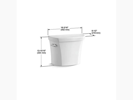 Wellworth 1.28 GPF Single Flush Toilet Tank Only in White