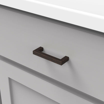 Hickory Solid Core Kitchen Cabinet Pulls, Luxury Handles, 3 Inch Hole Center