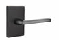 EMTEK Modern Rectangular Rosette Dummy - 5052HLOUS19 - Matte Black
