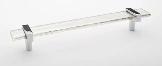 Sietto Adjustable 9" Pull - Clear/Polished Chrome