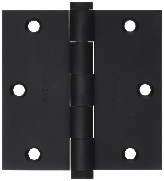 Baldwin 1035190I Square Mortise Hinge, Black