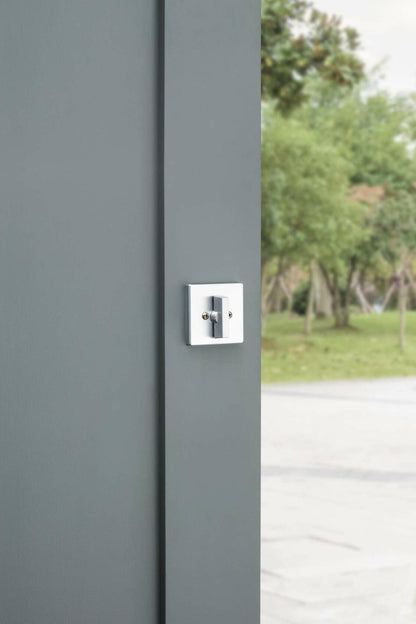 Kwikset 663SQT Privacy One Sided Deadbolt from The Signature Series  Matte Black