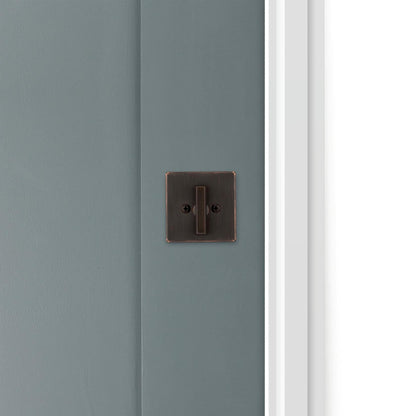 Kwikset 663SQT Privacy One Sided Deadbolt from The Signature Series  Matte Black