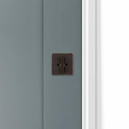 Kwikset 663SQT Privacy One Sided Deadbolt from The Signature Series  Matte Black