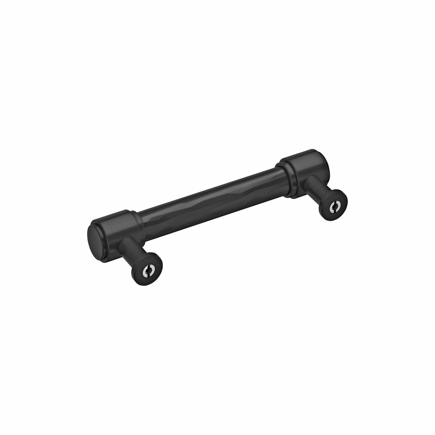 Amerock BP37537G10 Lazzara 3-3/4" C2C Hammered Bar Cabinet Pull - Satin Nickel