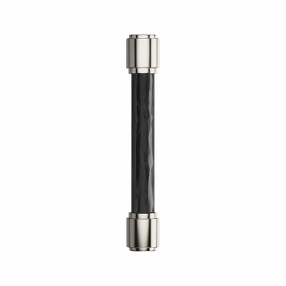 Amerock BP37537G10 Lazzara 3-3/4" C2C Hammered Bar Cabinet Pull - Satin Nickel