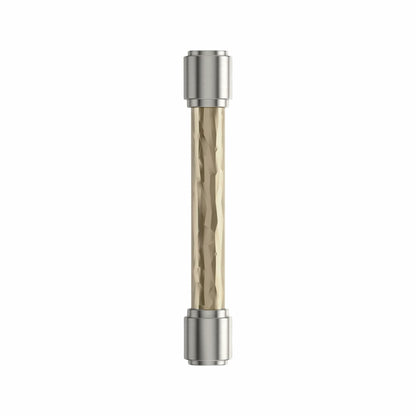 Amerock BP37537G10 Lazzara 3-3/4" C2C Hammered Bar Cabinet Pull - Satin Nickel