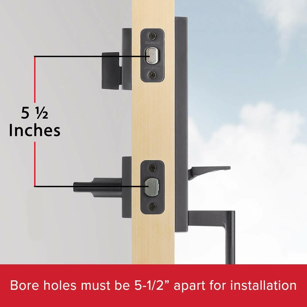 Kwikset 98180-015818VNHxHFL SQT514SMTCP Vancouver Handleset Halifax Matte Black