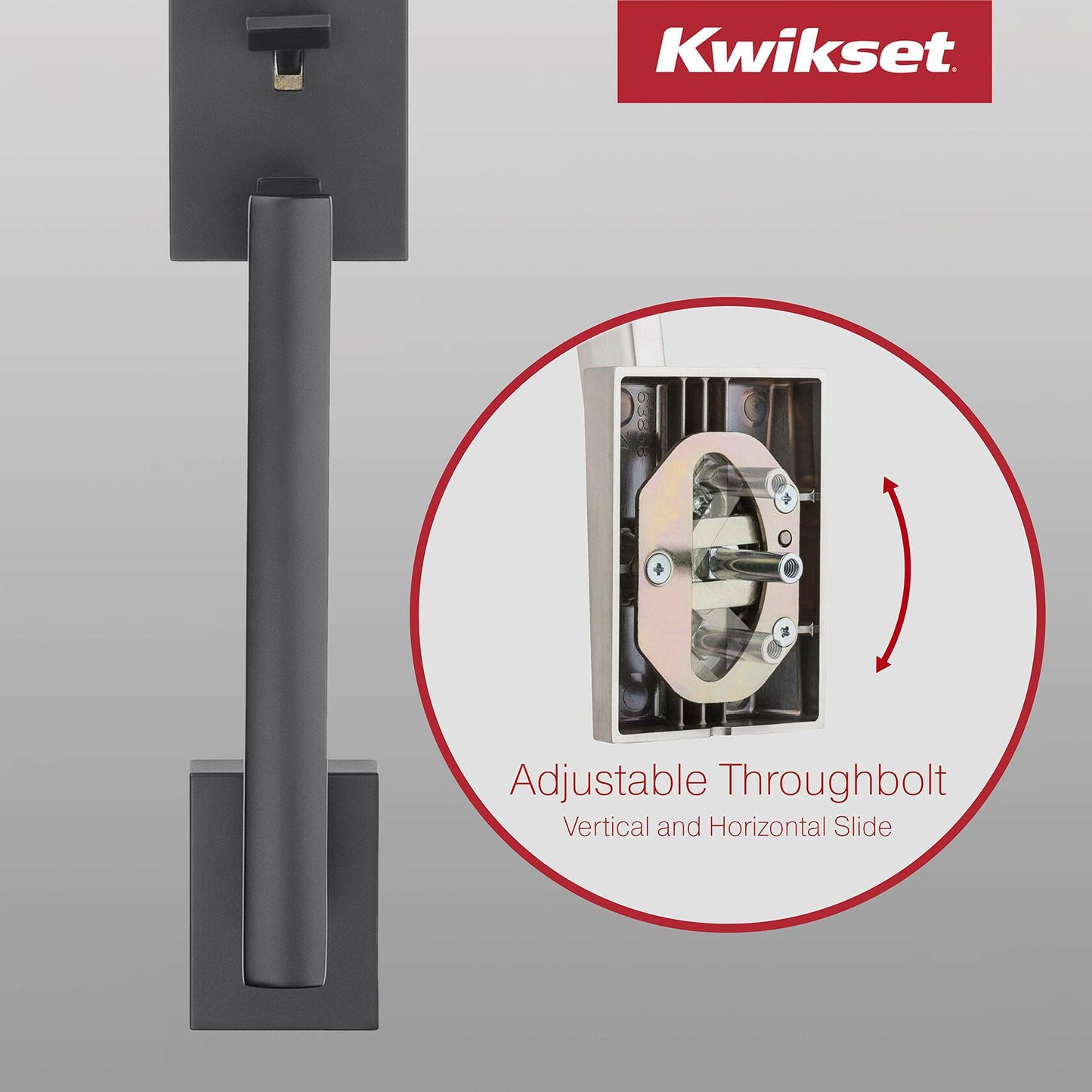 Kwikset 98180-015818VNHxHFL SQT514SMTCP Vancouver Handleset Halifax Matte Black