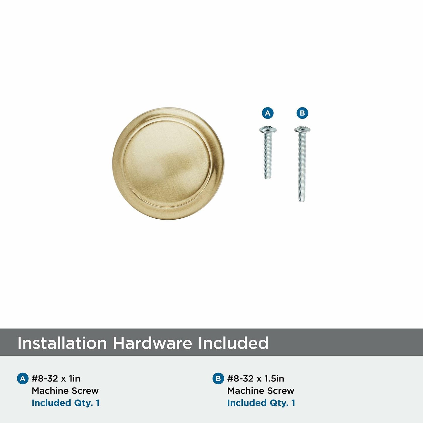 Amerock BP55312CZ Cabinet Knob Champagne Bronze 1-3/16" Diameter Highland Ridge