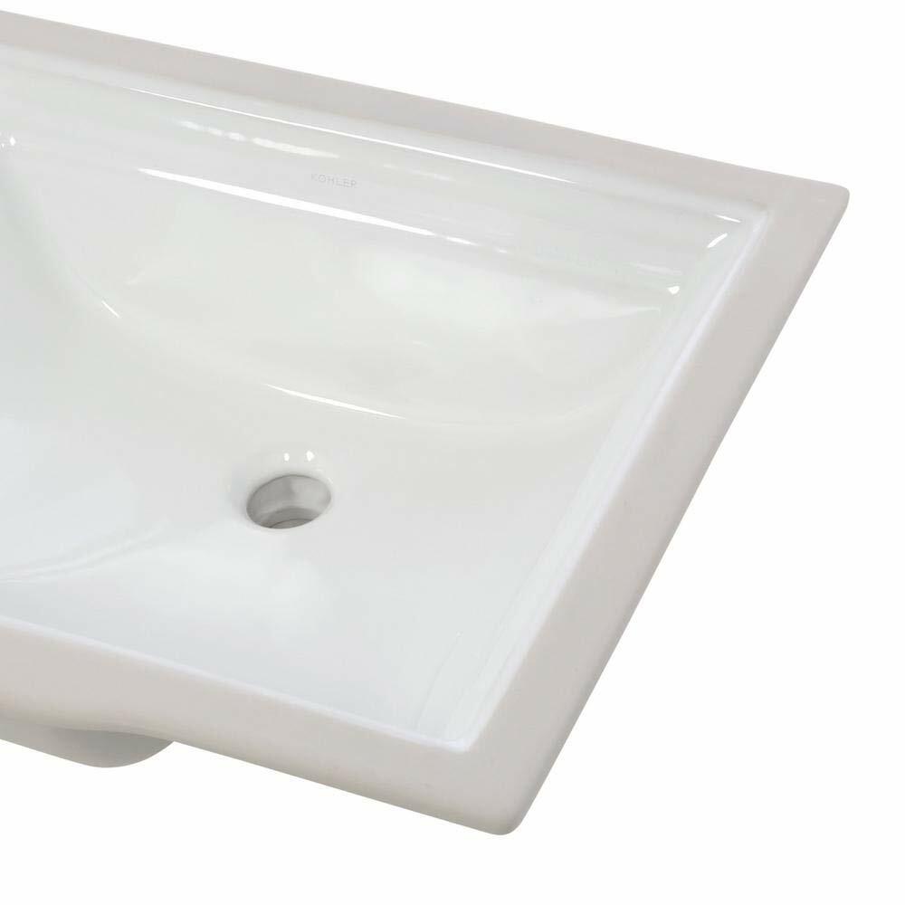 Kohler K-2339-0 Memoirs Undercounter Lavatory, White, 5" To 6"