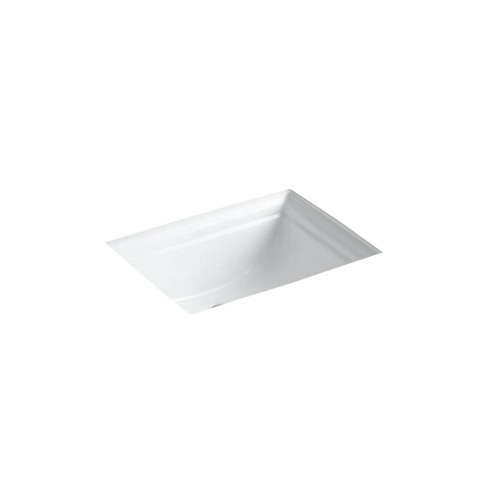 Kohler K-2339-0 Memoirs Undercounter Lavatory, White, 5" To 6"