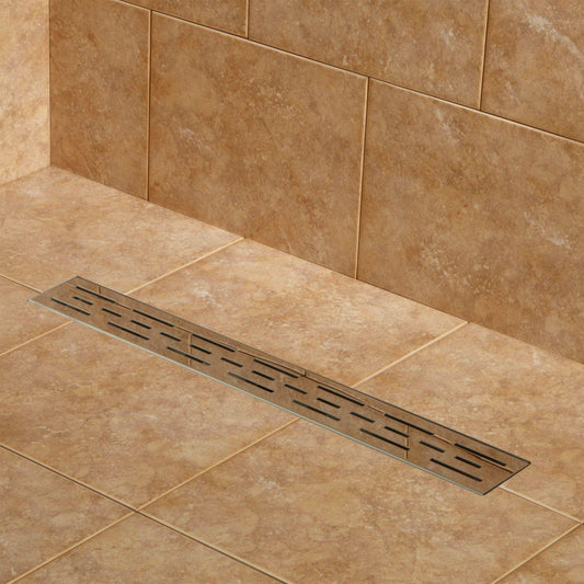 Signature Hardware SH439060SS Effendi 36" Linear Shower Drain - Brushed SS