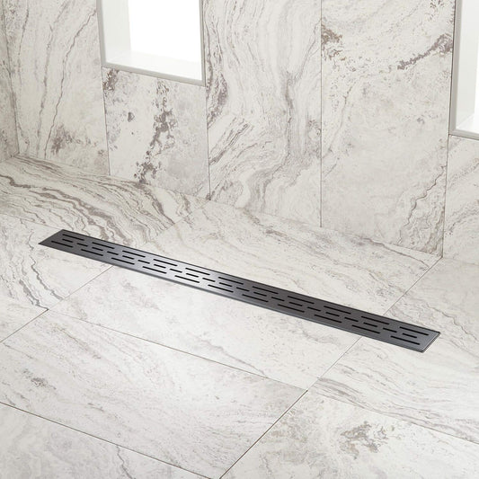 Signature Hardware SH439052MB Effendi 36" Linear Shower Drain - Matte Black