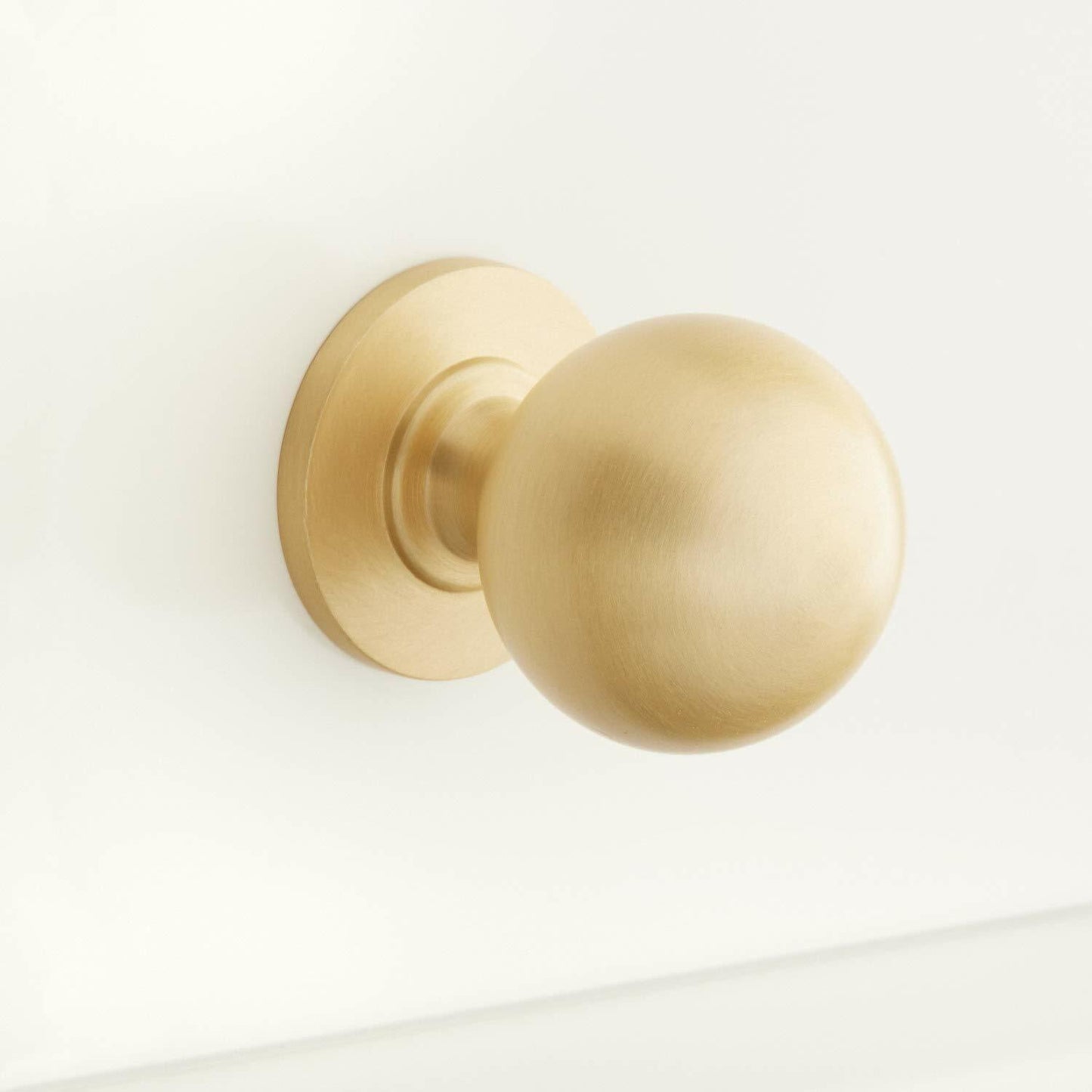 Signature Hardware 444213 Rodino 1" Round Cabinet Knob - Satin Brass